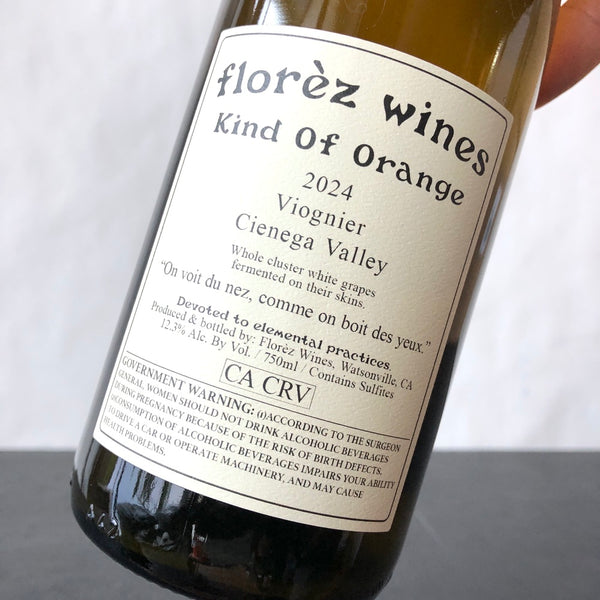 2024 Florez Wines, Kind Of Orange Skin Fermented