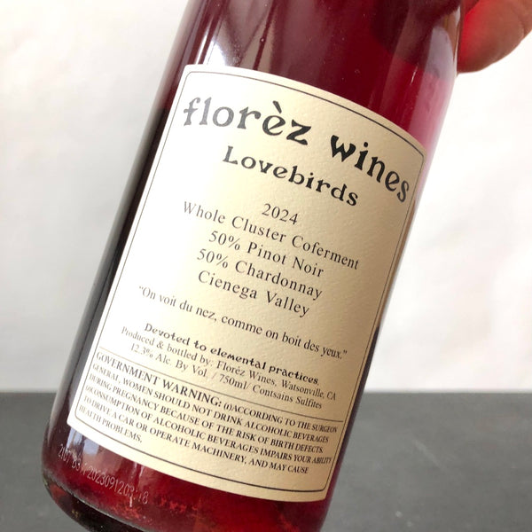 2024 Florez Wines 'Love Birds' Rose Dunnigan Hills, USA