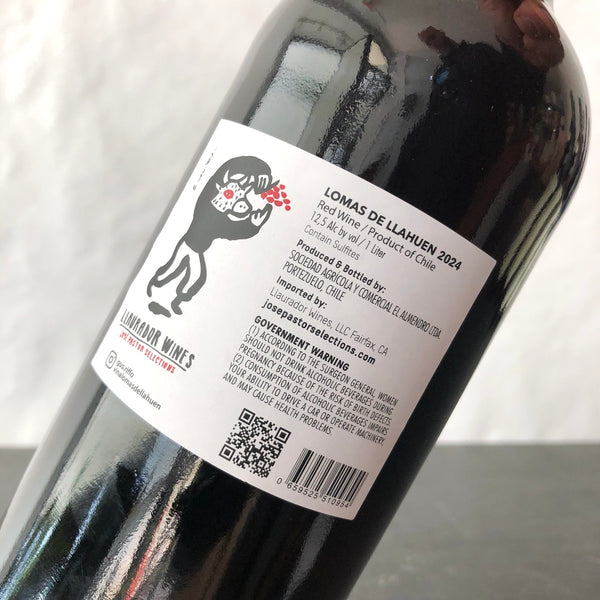 2024 Gustavo Riffo 'Vina Lomas De Llahuen' Pipeño (Pais) 1L, Valle del Itata, Chile