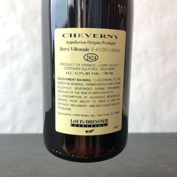 2024 Herve Villemade Cheverny Rouge Loire, France