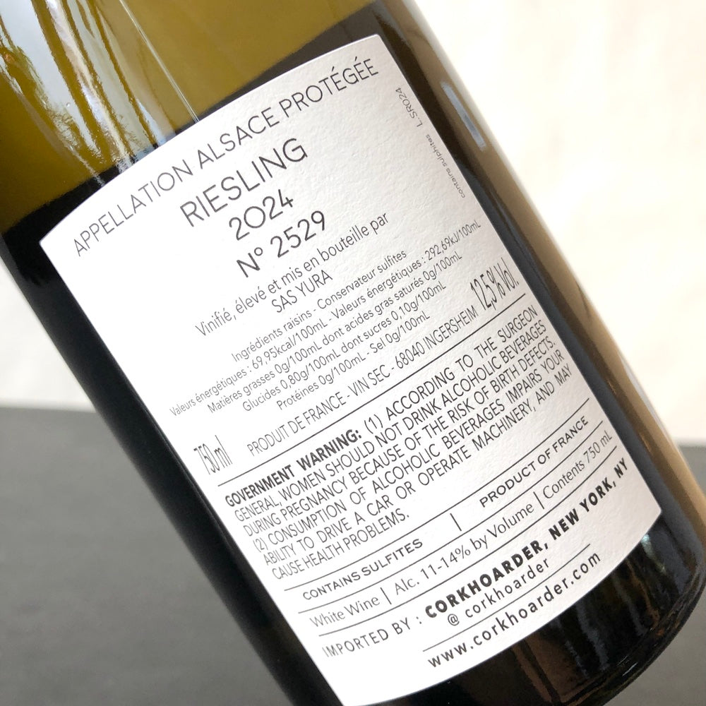 2024 Jintaro Yura Le Silence et La Résonance Riesling