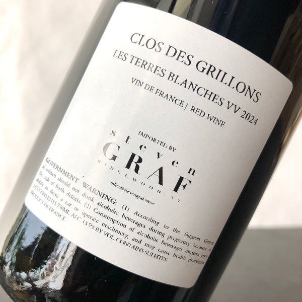 2024 Les Clos des Grillons (Nicolas Renaud) 'Les Terres Blanche' VDF, Rhone, France
