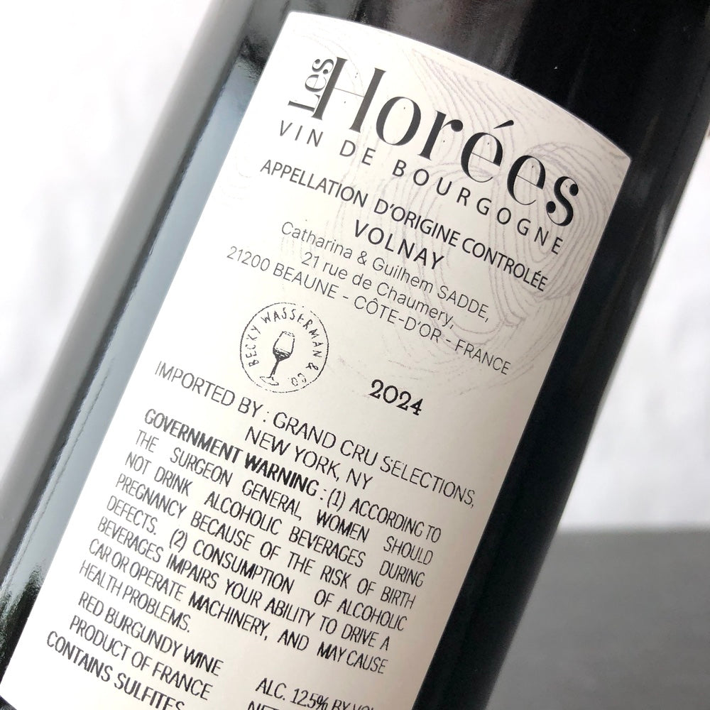 2024 Les Horees Volnay 'Le Matin Blanc', Cote de Beaune, France