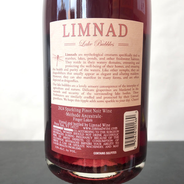 2024 Limnad, Pinot Noir Pet Nat, Finger Lakes, New York, USA