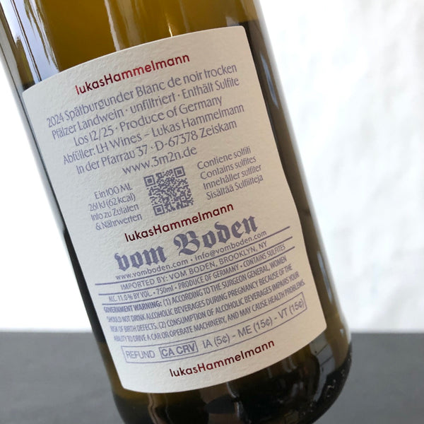 2024 Lukas Hammelmann 'Caesslin' Blanc de Noir Trocken, Pfalz, Germany