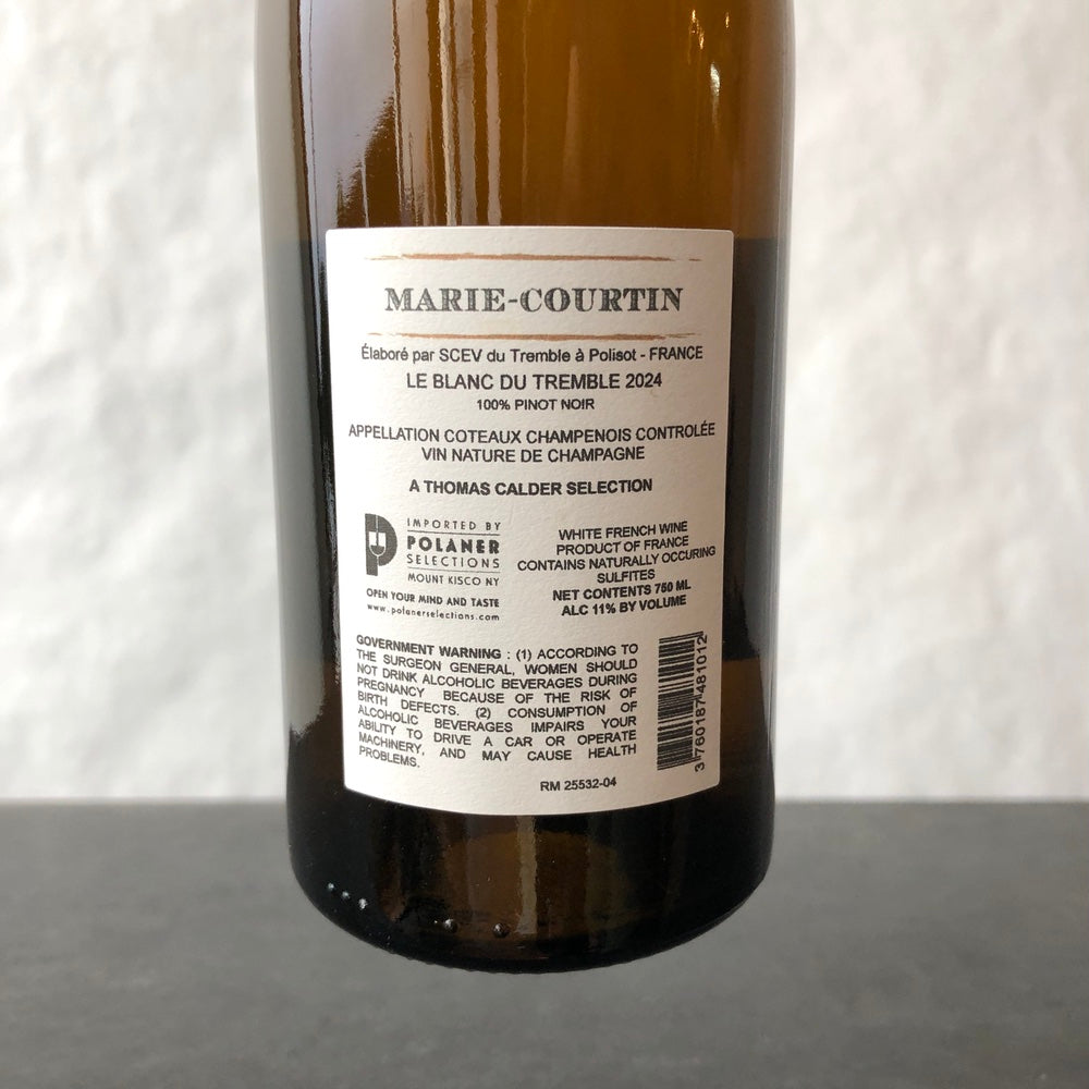 2024 Marie Courtin Coteaux Champenois Blanc du Tremble