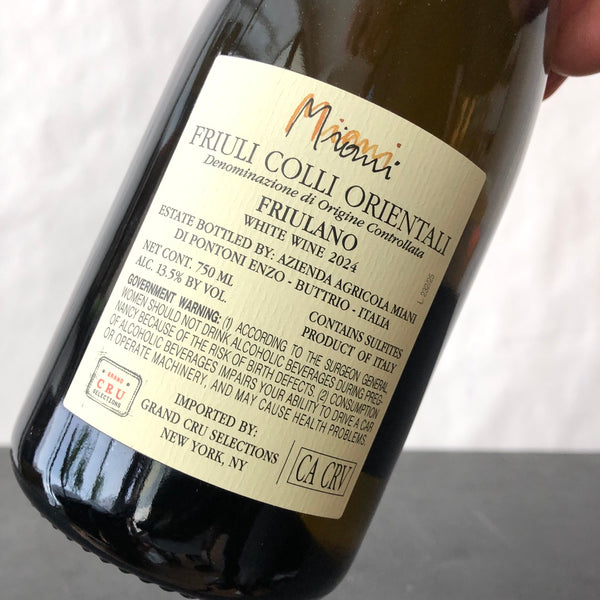 2024 Miani Friulano Colli Orientali del Friuli, Friuli-Venezia Giulia, Italy