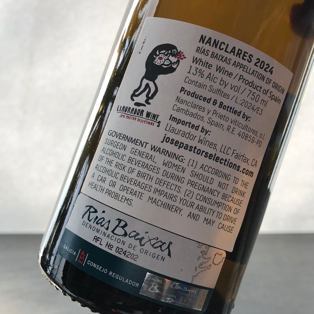 2024 Nanclares y Prieto 'Alberto Nanclares' Albarino Rias Baixas, Spain