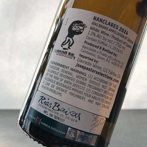 2024 Nanclares y Prieto 'Alberto Nanclares' Albarino Rias Baixas, Spain