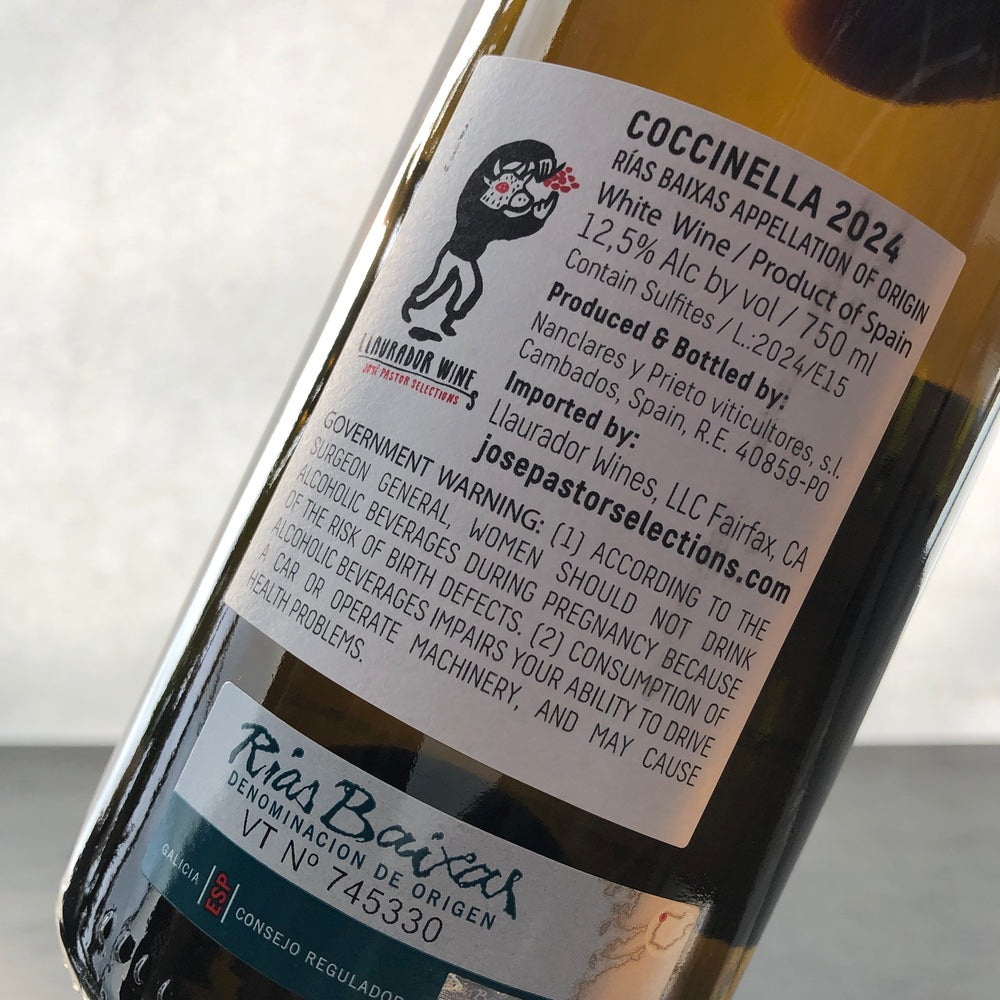 2024 Nanclares y Prieto 'Coccinella' Albarino Rias Baixas, Spain