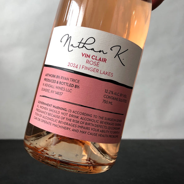 2024 Nathan Kendall Rosé, Finger Lakes, USA