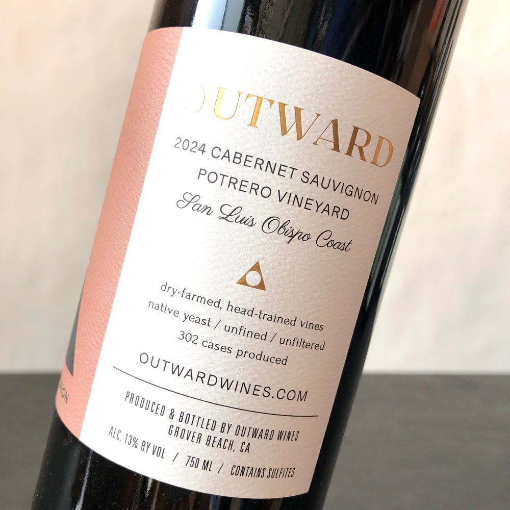 2024 Outward Potrero Vineyard Cabernet Sauvignon, San Luis Obispo Coast, USA