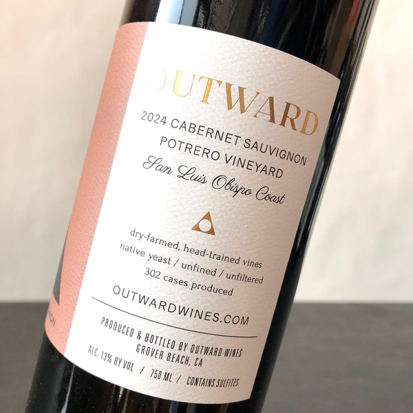 2024 Outward Potrero Vineyard Cabernet Sauvignon, San Luis Obispo Coast, USA