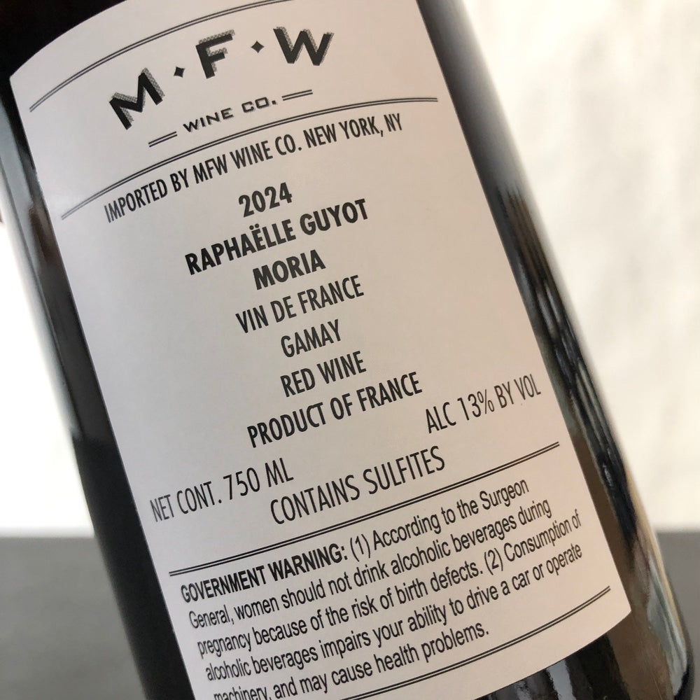 2024 Raphaelle Guyot 'Moria' (Gamay) VDF