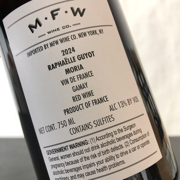2024 Raphaelle Guyot 'Moria' (Gamay) VDF