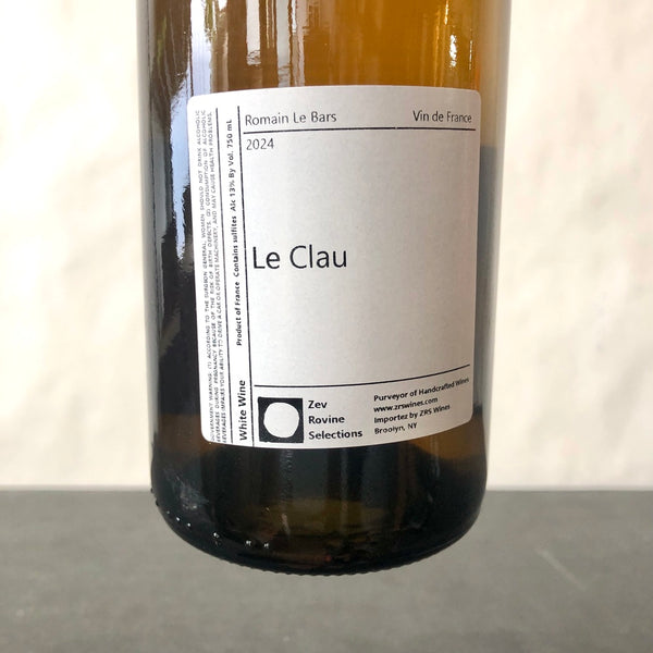 2024 Romain Le Bars Le Clau Blanc, Vin de France