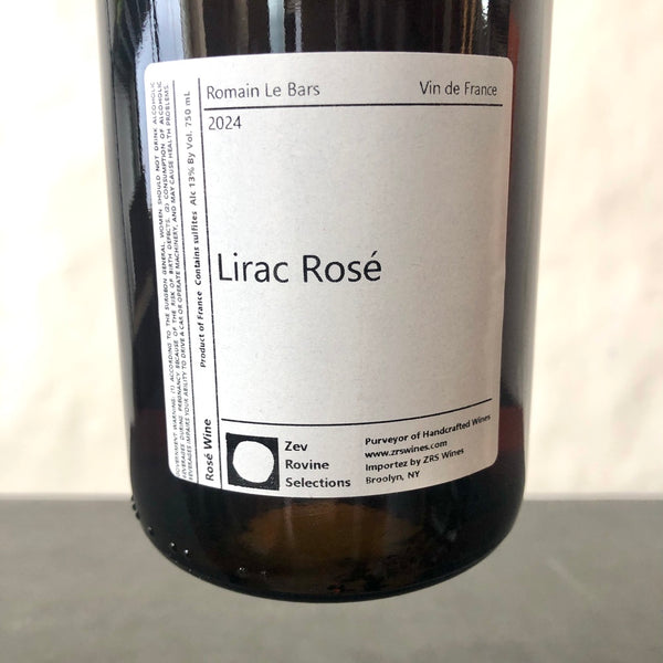 2024 Romain Le Bars Lirac Rose, Rhone, France