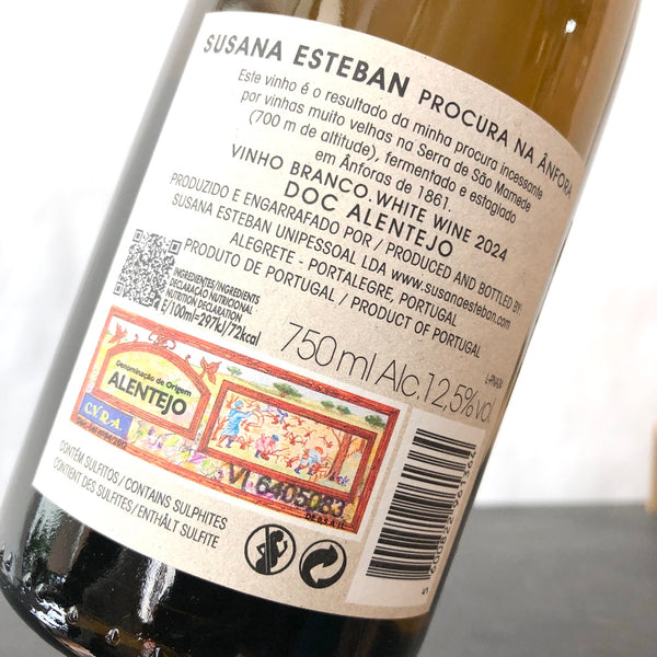2024 Susana Esteban 'Procura' Na Anfora Branco Vinho Regional Alentejano, Portugal