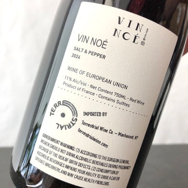 2024 Vin Noe 'Vin de L'union Europeene Rouge Salt and Pepper', VDF