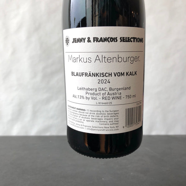 2024 Weingut Markus Altenburger Vom Kalk Blaufrankisch, Burgenland, Austria