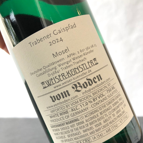 2024 Weiser-Künstler Riesling Gaispfad Grand Cru, Mosel, Germany