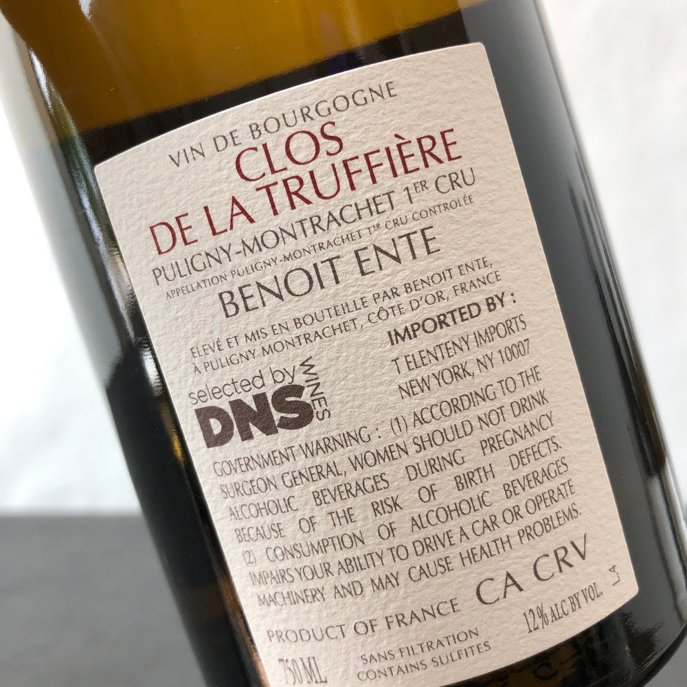 2024 Benoit Ente Clos de la Truffiere, Puligny-Montrachet Premier Cru, France