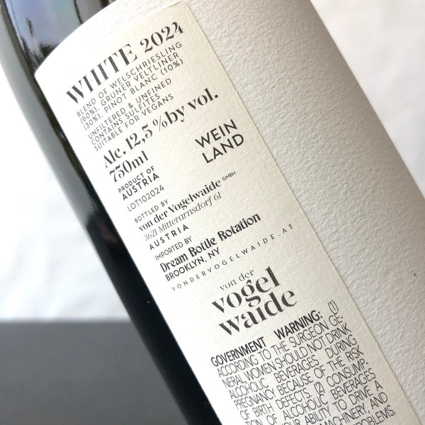 2024 von der Vogelwaide 'Kane Grade' White, Wachau, Austria