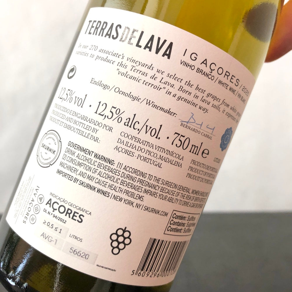 2025 Cooperativa Vitivinicola Ilha do Pico 'Terras de Lava' Azores, Portugal