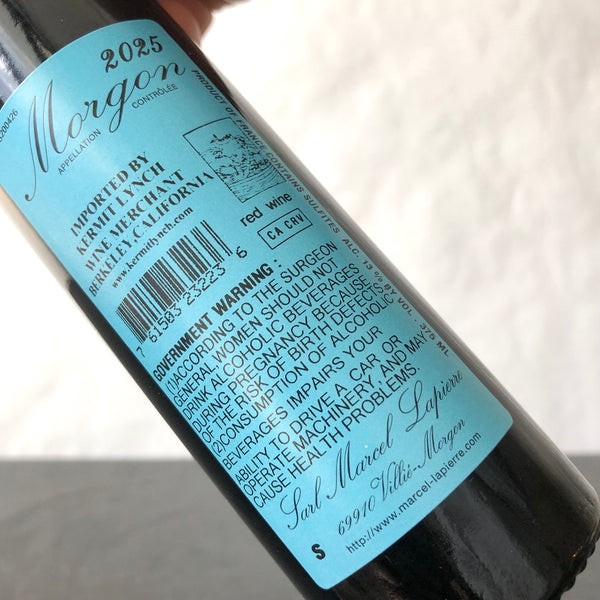 2025 Domaine Marcel Lapierre Morgon, Beaujolais, France 375ml