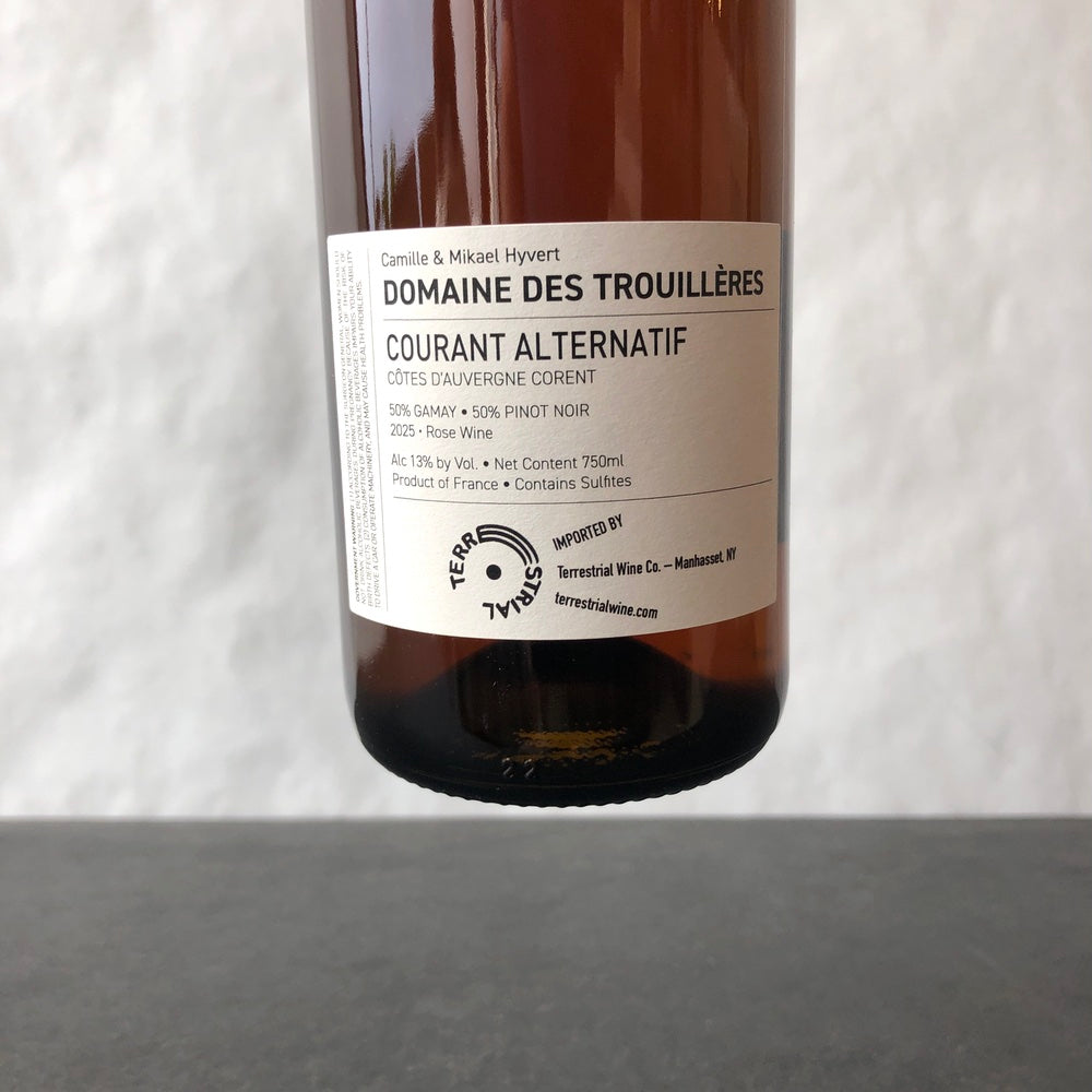 2025 Domaine des Trouilleres Courant Alternatif Rose Auvergne, Vin de France