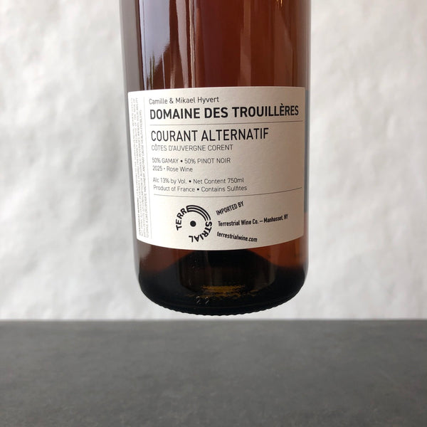 2025 Domaine des Trouilleres Courant Alternatif Rose Auvergne, Vin de France
