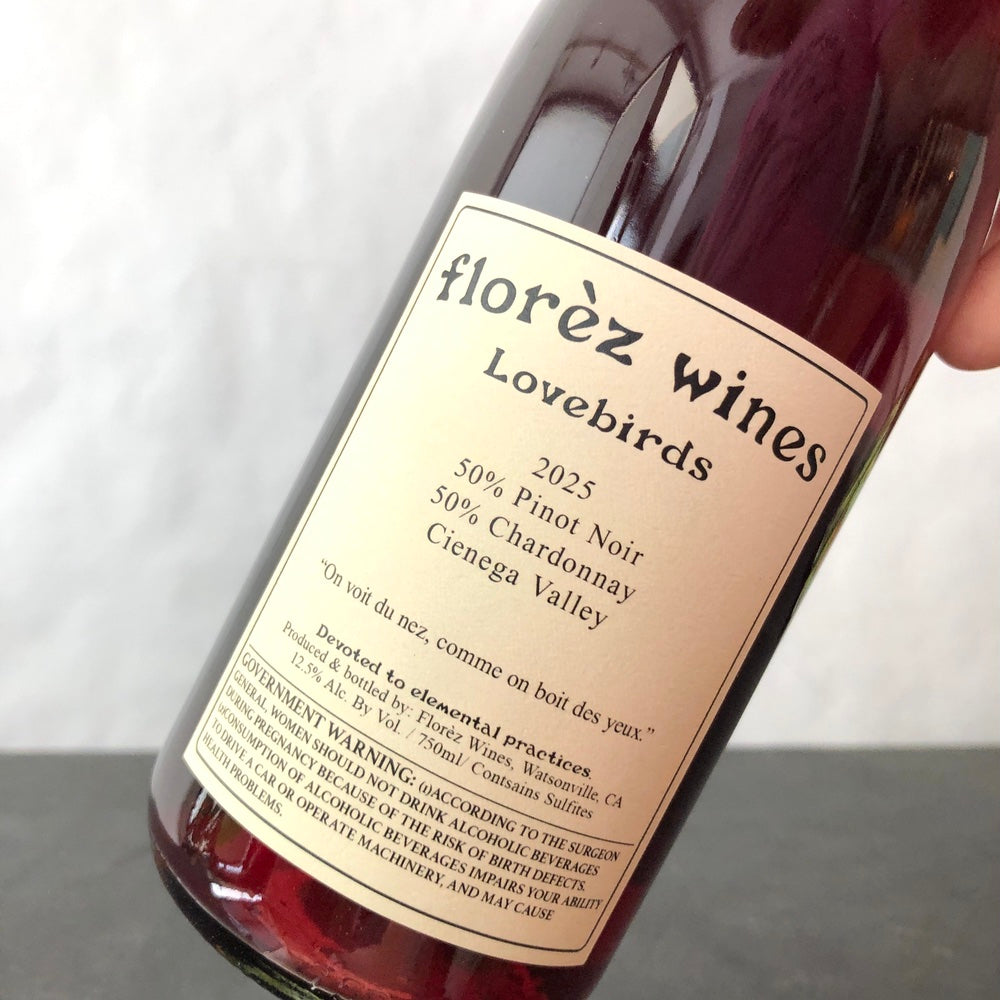 2025 Florez Wines 'Love Birds' Rose Dunnigan Hills, USA