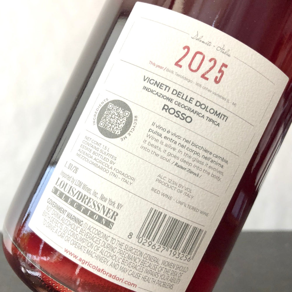 2025 Foradori 'Lezer' Vigneti delle Dolomiti IGT, Trentino-Alto Adige, Italy 1.5L Magnum