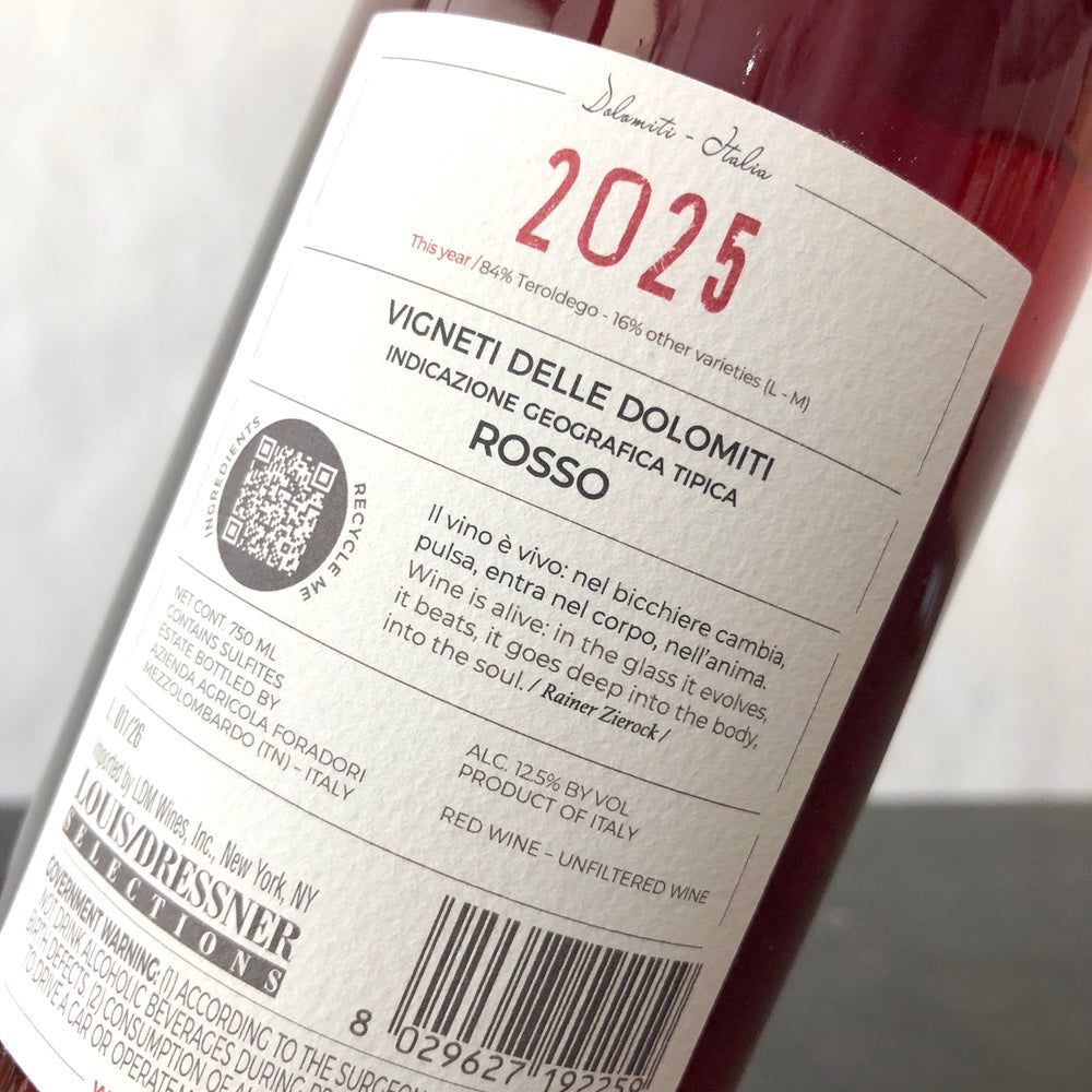 2025 Foradori 'Lezer' Vigneti delle Dolomiti IGT, Trentino-Alto Adige, Italy