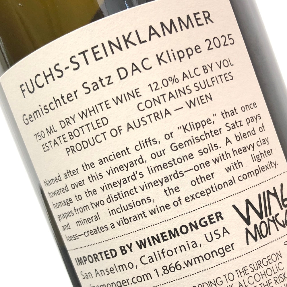 2025 Fuchs-Steinklammer 'Klippe' Gemischter Satz Vienna, Austria