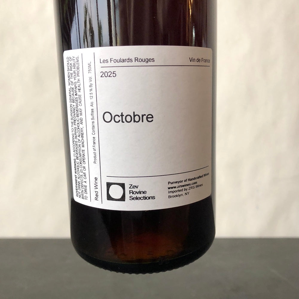 2025 Les Foulards Rouges 'Octobre' Cotes du Roussillon France