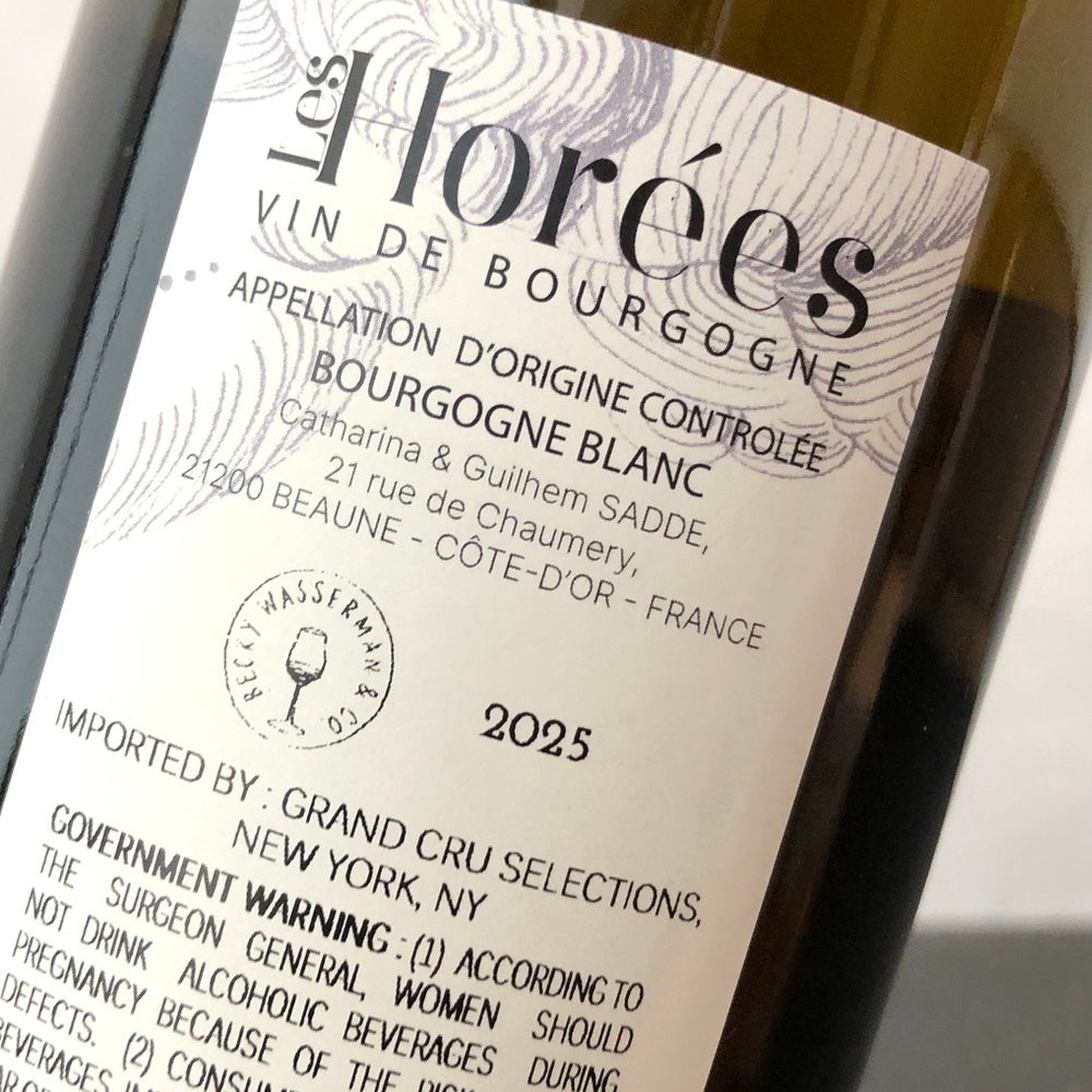 2025 Les Horees Bourgogne Aganippe Blanc, Burgundy, France