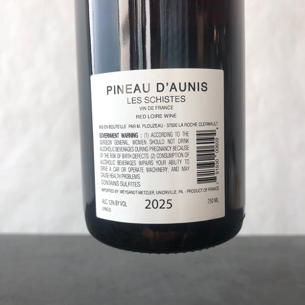 2025 M Plouzeau Pineau d'Aunis Les Schistes, Loire, France