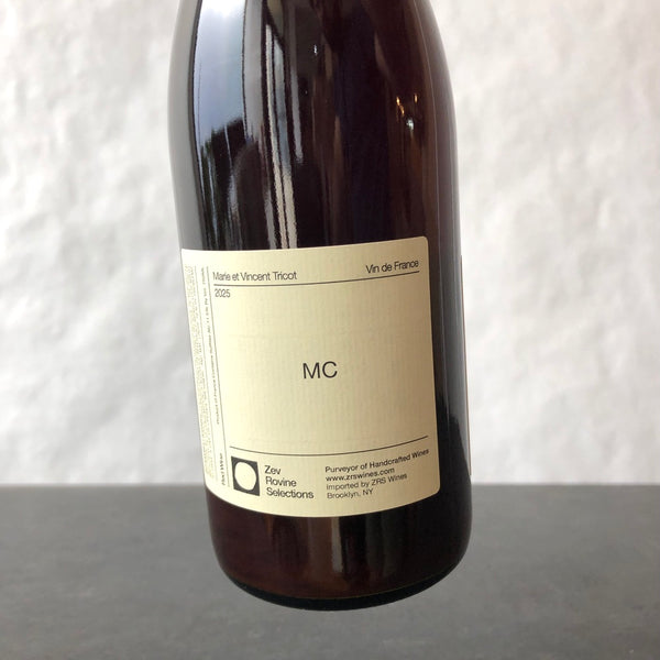 2025 Marie & Vincent Tricot 'Les 3 Bonhommes MC' (Pinot Noir), Vin de France