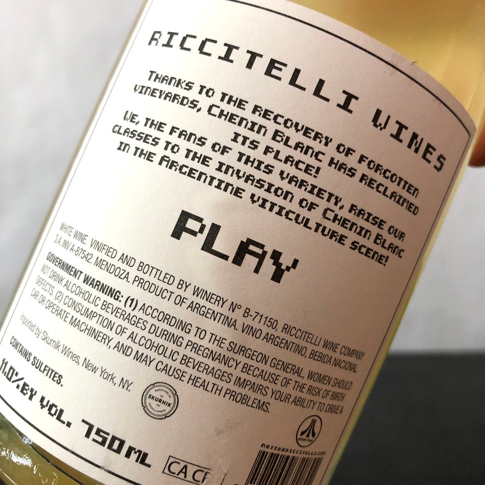 2025 Matías Riccitelli ‘Invader’ Chenin Blanc Pet-Nat, Rio Negro, Argentina