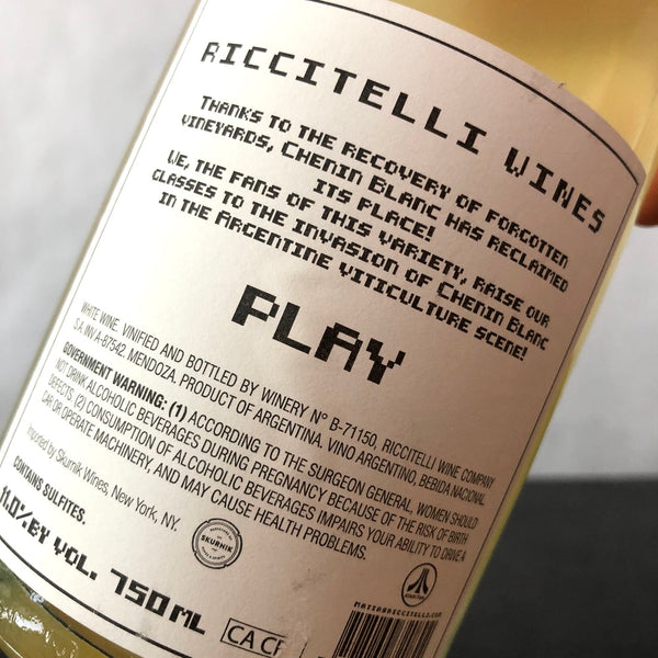 2025 Matías Riccitelli ‘Invader’ Chenin Blanc Pet-Nat, Rio Negro, Argentina