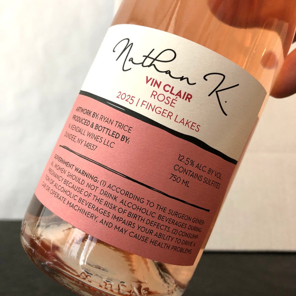 2025 Nathan Kendall Rosé, Finger Lakes, USA