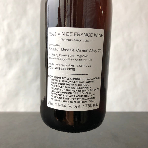 2025 Pierre Borel 'L'Homme Canon' Rose, Loire, Vin de France