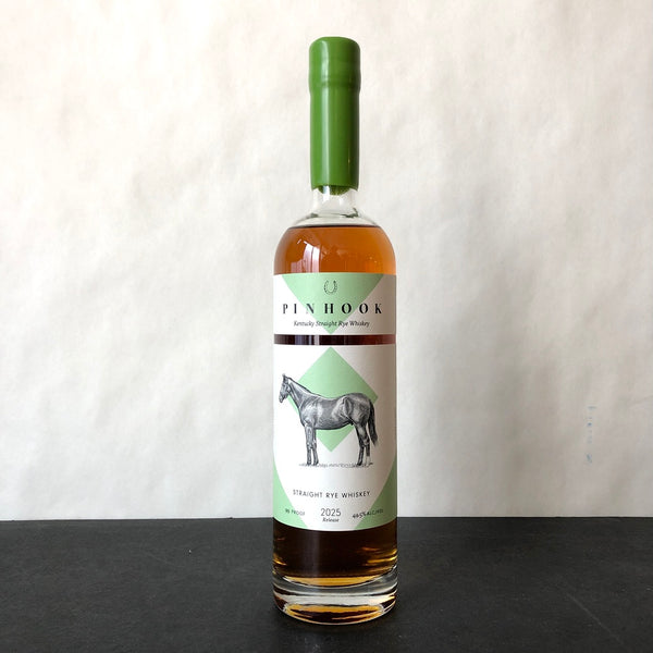 2025 Pinhook Flagship Straight Rye Whiskey (Green Wax) – Leon