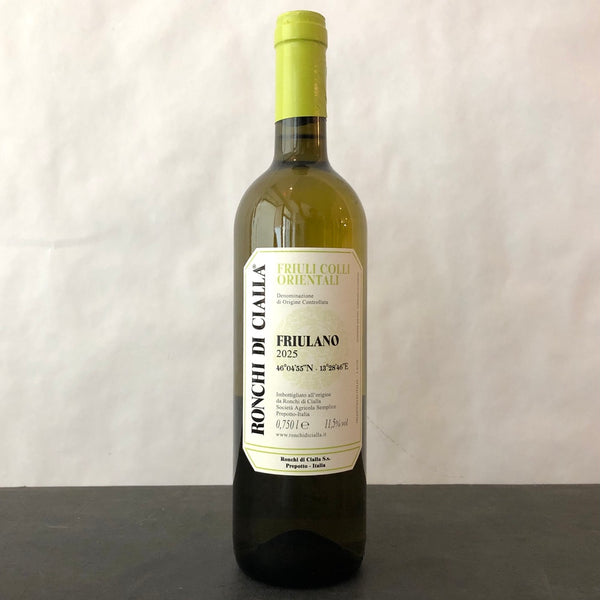2025 Ronchi Di Cialla Bianco, Friulano, Friuli-Venezia Giulia, Italy