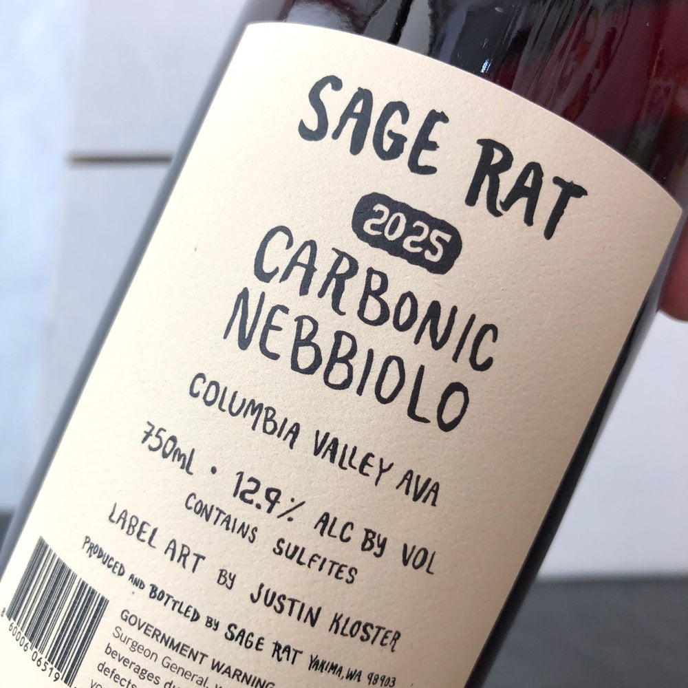 2025 Sage Rat Carbonic Nebbiolo Rattlesnake Hills, USA
