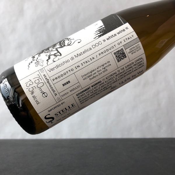 2025 Stefano Zoli Verdicchio di Matelica, Marche, Italy