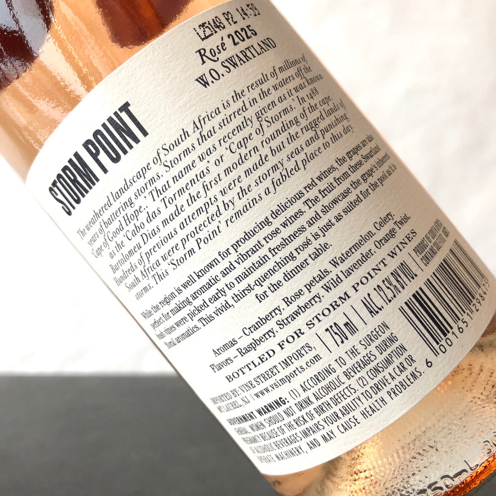 2025 Storm Point Rosé, Western Cape, South Africa
