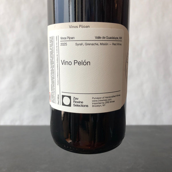 2025 Vinos Pijoan, Vino Pelōn Vino Tinto, Valle de Guadalupe, Mexico