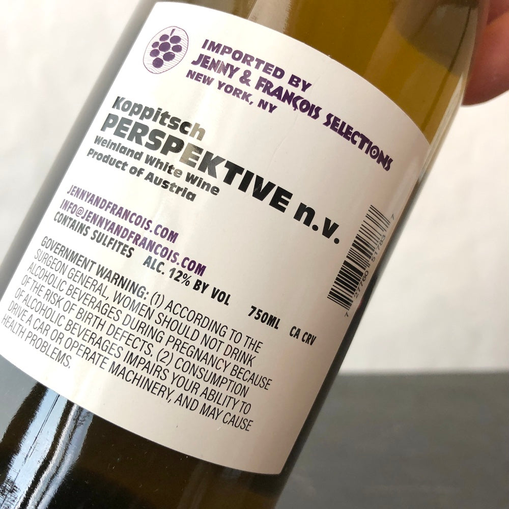 2025 Weingut Alexander & Maria Koppitsch 'Perspektive' Weiss, Burgenland, Austria